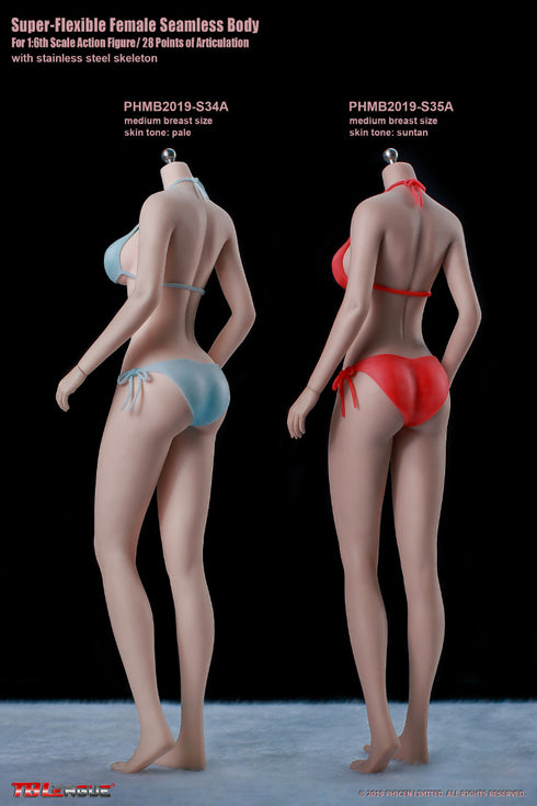 Phicen TBLeague S35A Suntan, Medium Bust Female Seamless 1/6 Body Action Figure